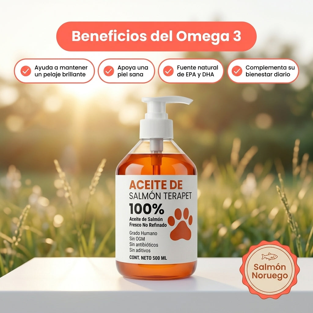 SalmonPet Omega 3™ - Piel, Pelaje y Vitalidad